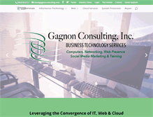 Tablet Screenshot of gagnonconsulting.com